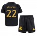 Real Madrid Antonio Rudiger #22 Tredjedraktsett Barn 2023-24 Korte ermer (+ Korte bukser)